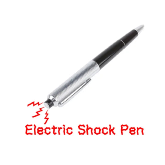 Creative Electric Shock Pen Toy Utility Gadget Gag Joke Funny Prank Trick