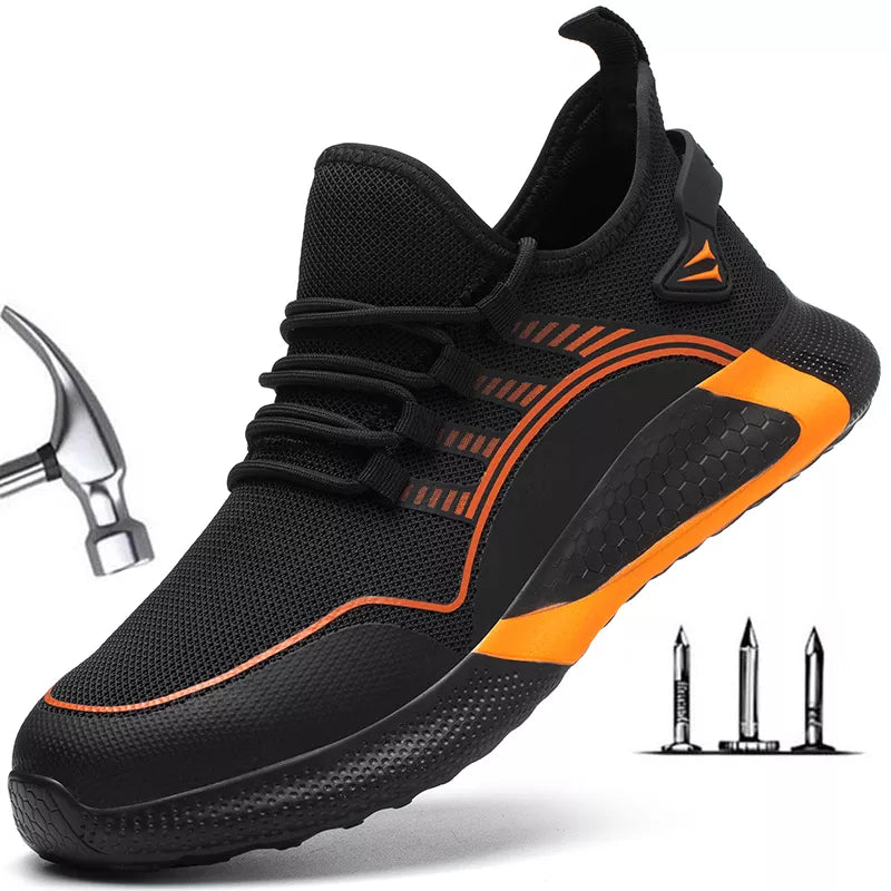 Lightweight Work Safety Breathable Sports Safety Shoes Work Boots