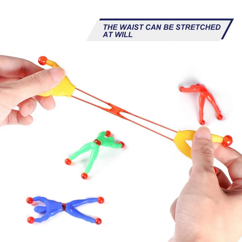 30PCS Sticky Rolling Tumblers Sticky Stretchy Wall Climbing Flexible Man Party Favors Tricky Novelty