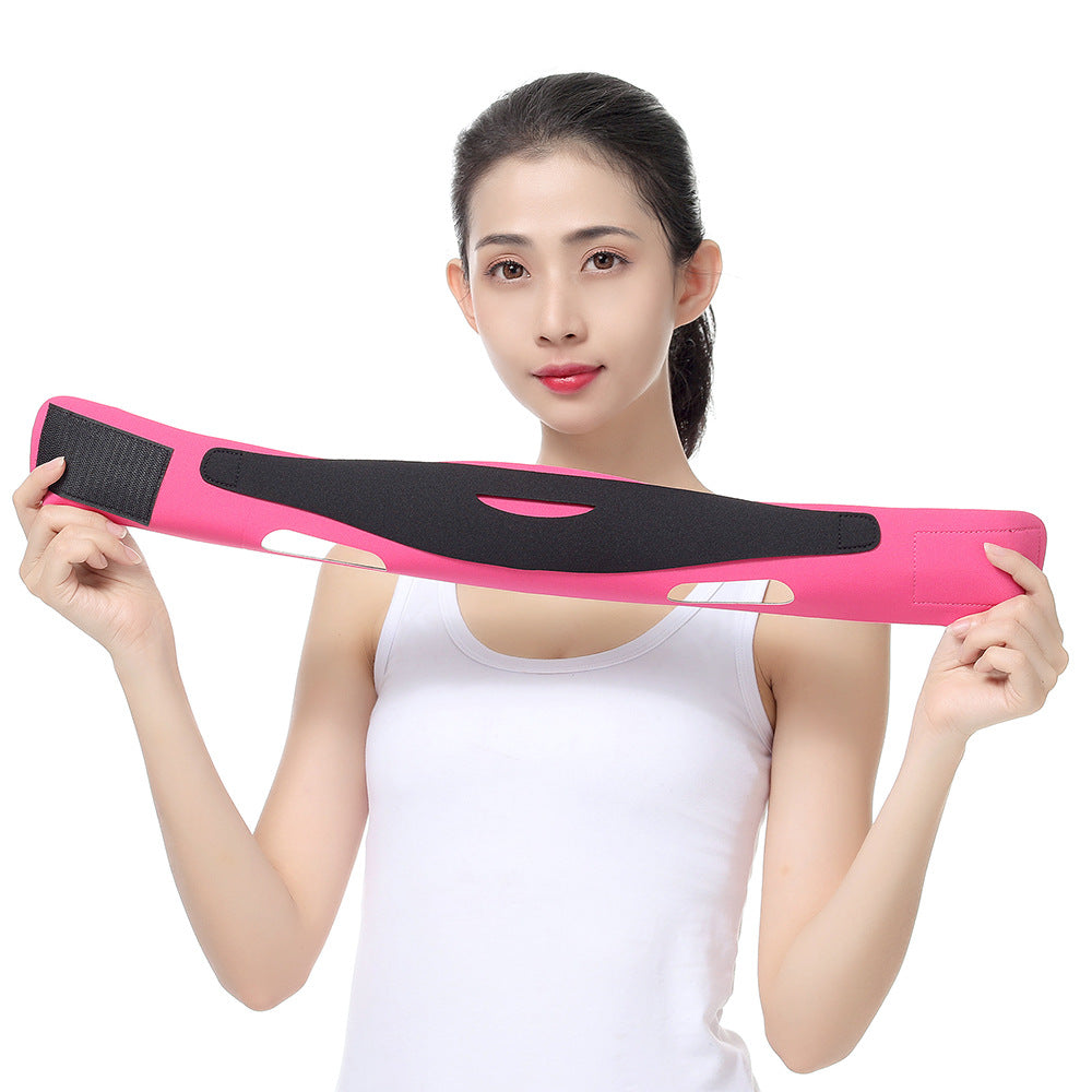 Elastic Face Slimming Bandage V Line Face Shaper Women Chin Cheek Lift Up Belt Facial Strap Face Care Tool